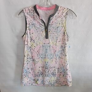 Multicolor Sleeveless Tank Top